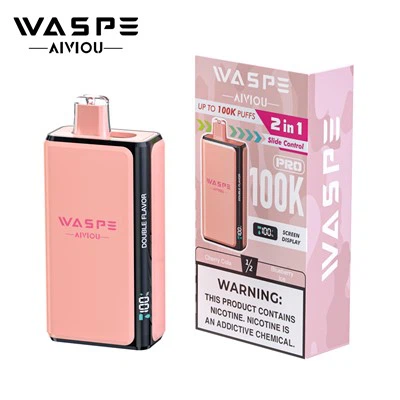 Waspe 100K PRO Puffs 2 az 1-ben intelligens füst dupla ízű EU raktár